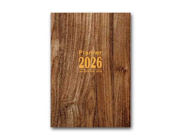 2026時光木語 木紋精裝本-晨曦胡桃 1