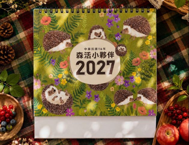 2027我的桌上小風景-質感三角桌曆-森活小夥伴・台灣製造 4