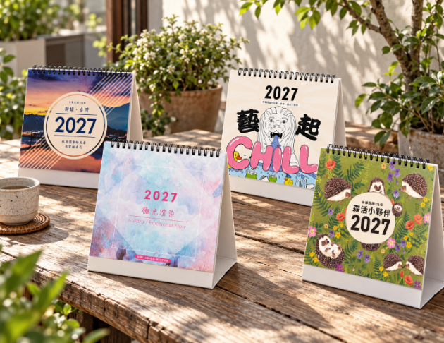2027我的桌上小風景-質感三角桌曆-森活小夥伴・台灣製造 5