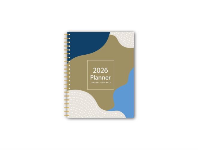 【預購】2026手帳/週/月計畫筆記日誌_Blossom Days_潮汐之間(大)