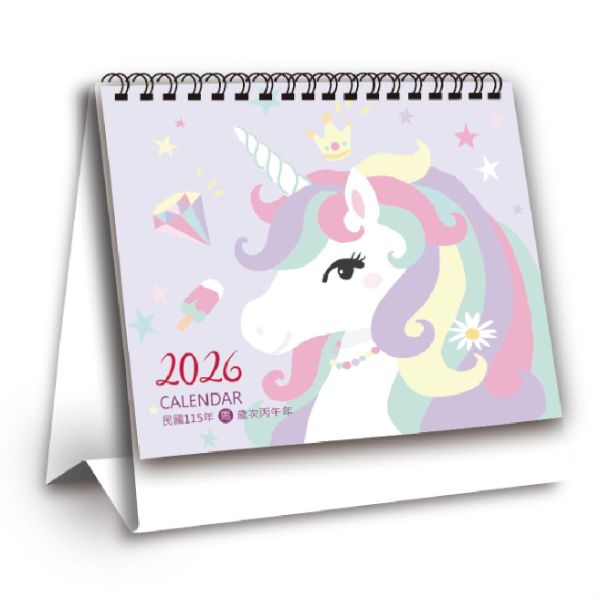 【預購】2026時光有味_三角桌曆/日曆/月曆_台灣製造居家辦公必備_動物花徑
